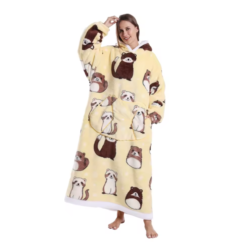 Julinspirerad - Den fluffiga hoodie-filten som kramar dig varm