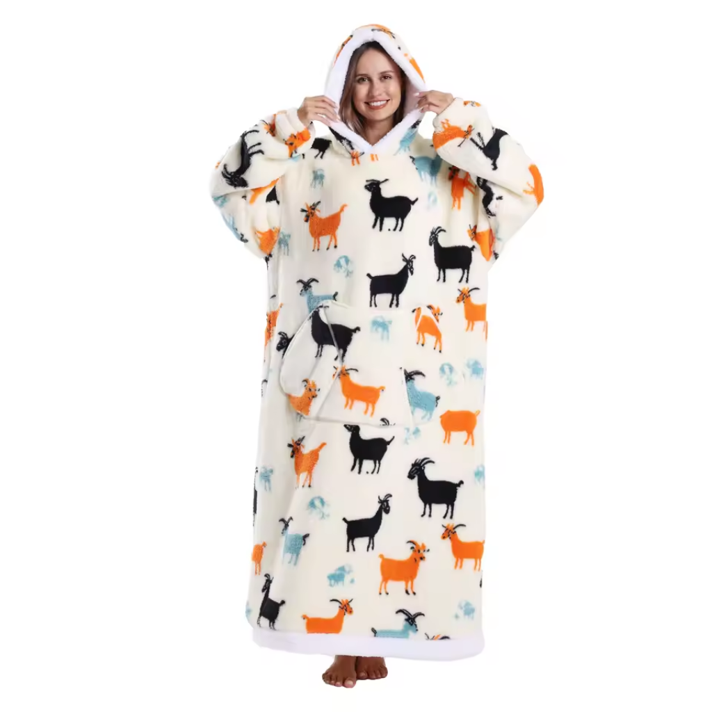 Julinspirerad - Den fluffiga hoodie-filten som kramar dig varm