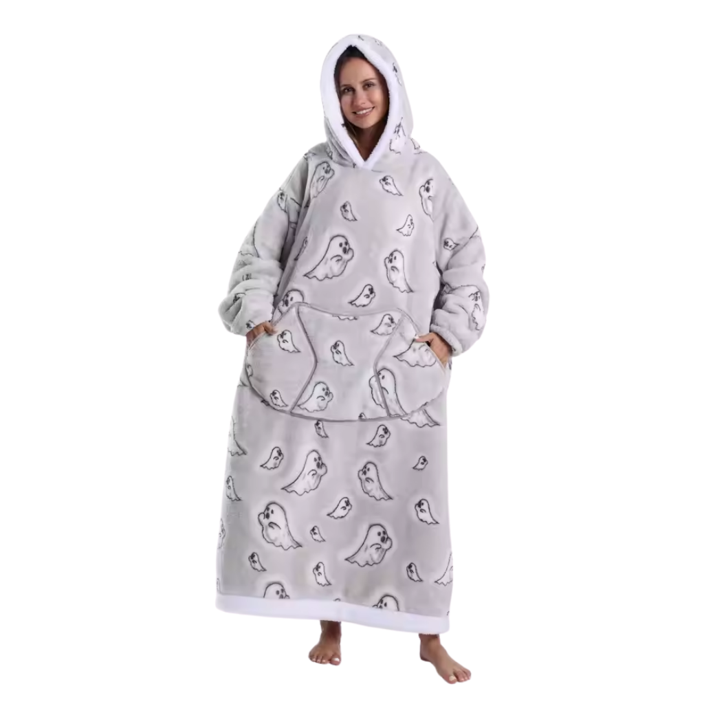 Julinspirerad - Den fluffiga hoodie-filten som kramar dig varm