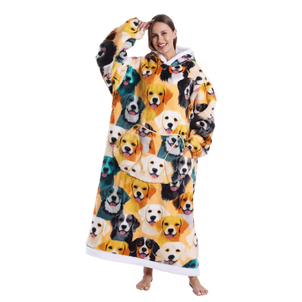 Julinspirerad - Den fluffiga hoodie-filten som kramar dig varm