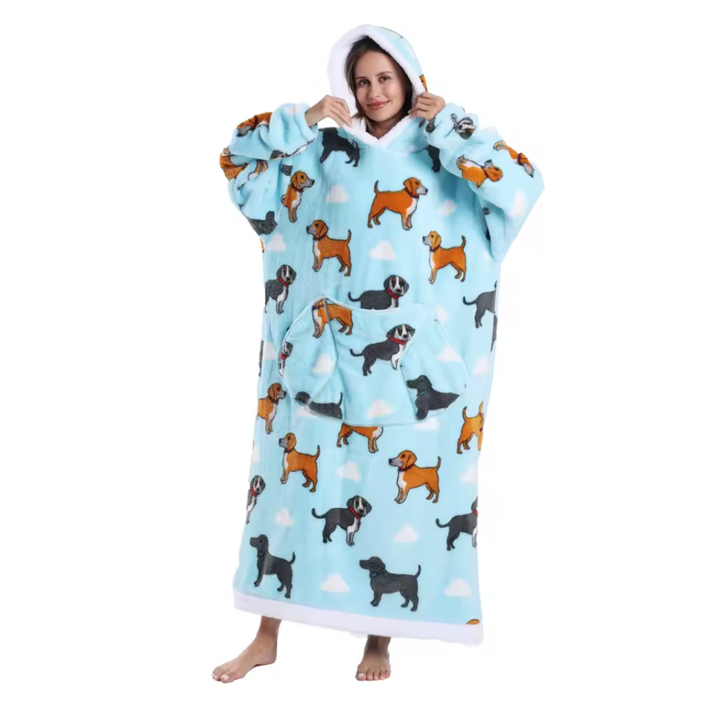 Julinspirerad - Den fluffiga hoodie-filten som kramar dig varm