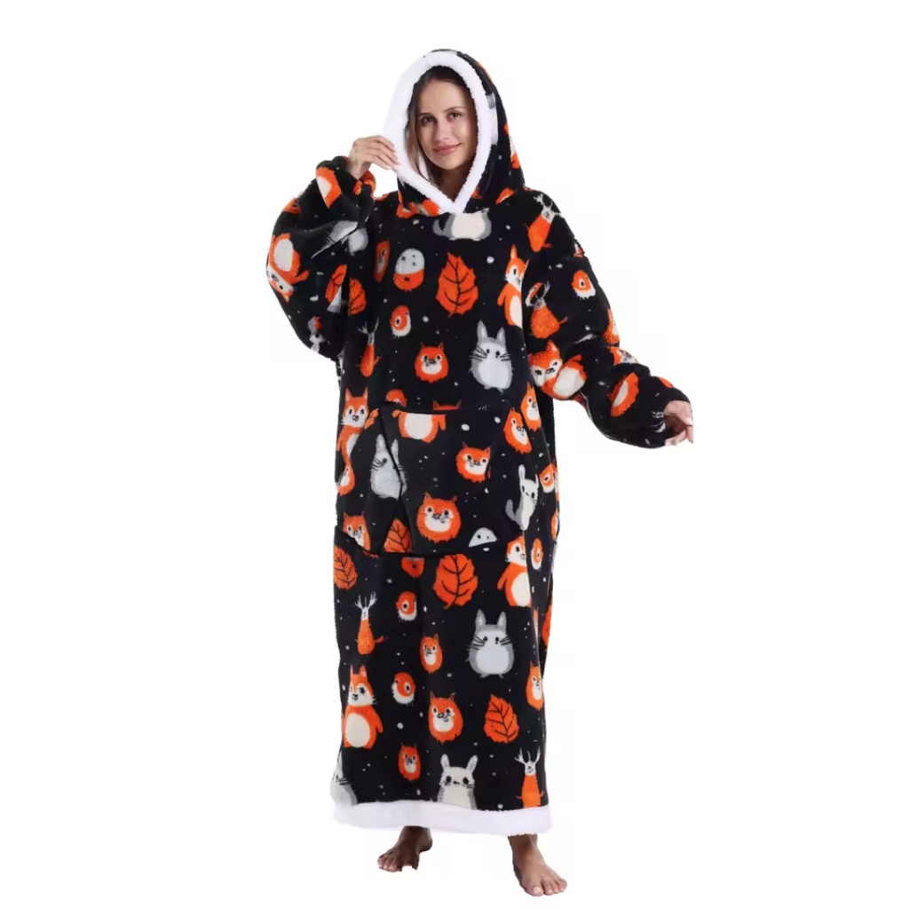 Julinspirerad - Den fluffiga hoodie-filten som kramar dig varm