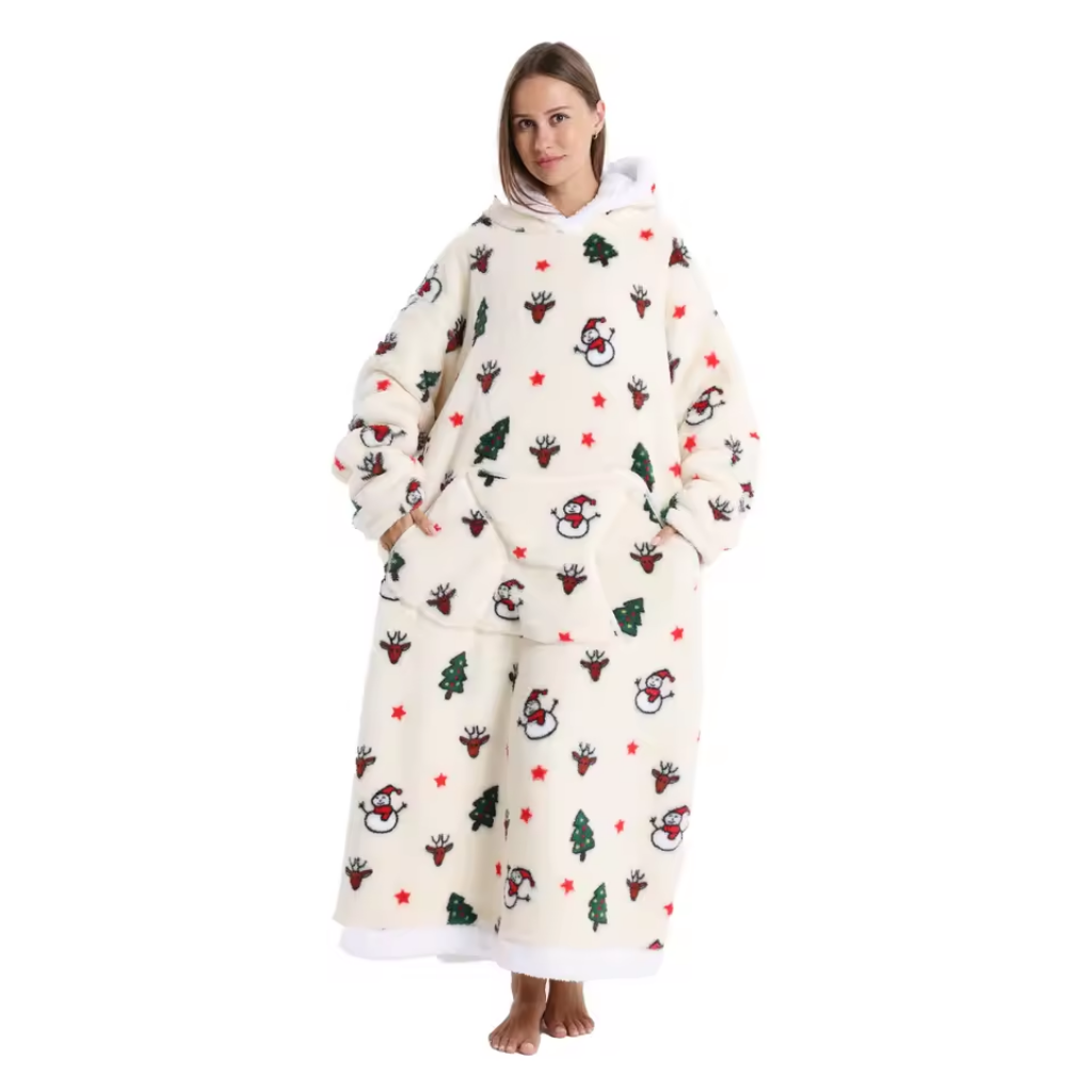 Julinspirerad - Den fluffiga hoodie-filten som kramar dig varm