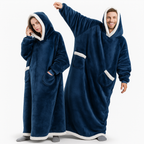 Den fluffiga hoodie-filten som kramar dig varm